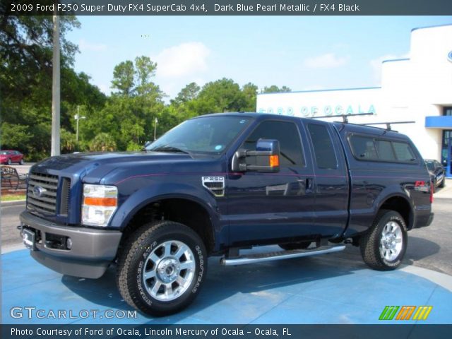 2009 Ford F250 Super Duty FX4 SuperCab 4x4 in Dark Blue Pearl Metallic