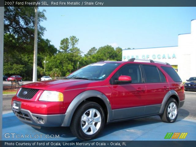 2007 Ford Freestyle SEL in Red Fire Metallic