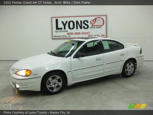 2002 Pontiac Grand Am GT Sedan in Arctic White