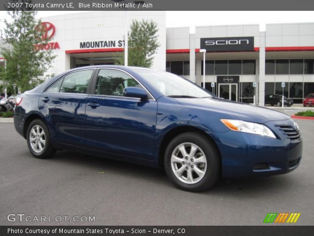 2007 Toyota Camry LE in Blue Ribbon Metallic