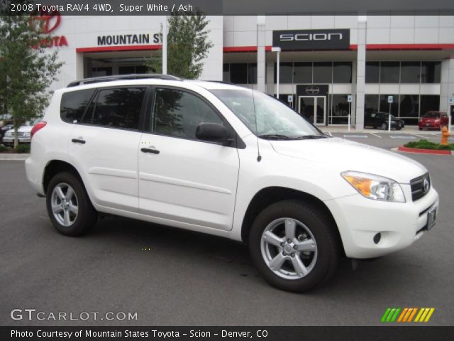 2008 Toyota RAV4 4WD in Super White