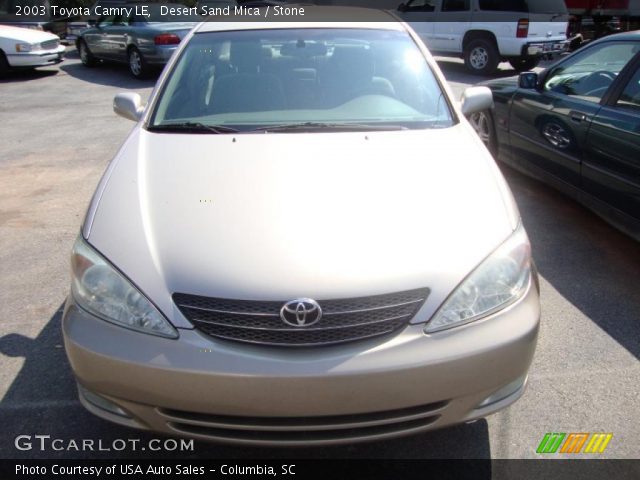2003 Toyota Camry LE in Desert Sand Mica