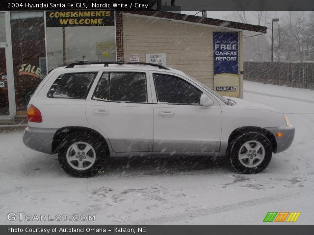 2004 Hyundai Santa Fe GLS in Nordic White