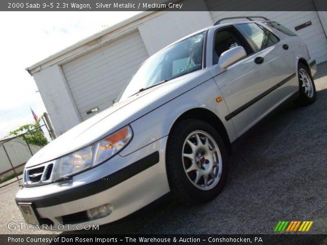 2000 Saab 9-5 2.3t Wagon in Silver Metallic