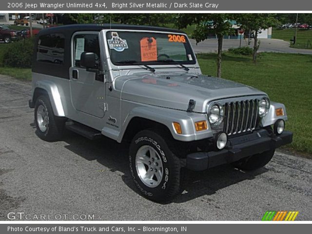 2006 Jeep Wrangler Unlimited 4x4 in Bright Silver Metallic