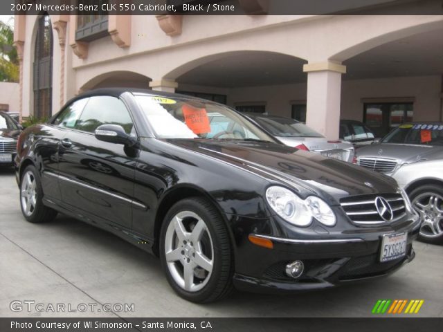 2007 Mercedes-Benz CLK 550 Cabriolet in Black