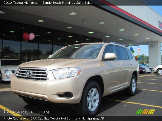 2010 Toyota Highlander  in Sandy Beach Metallic