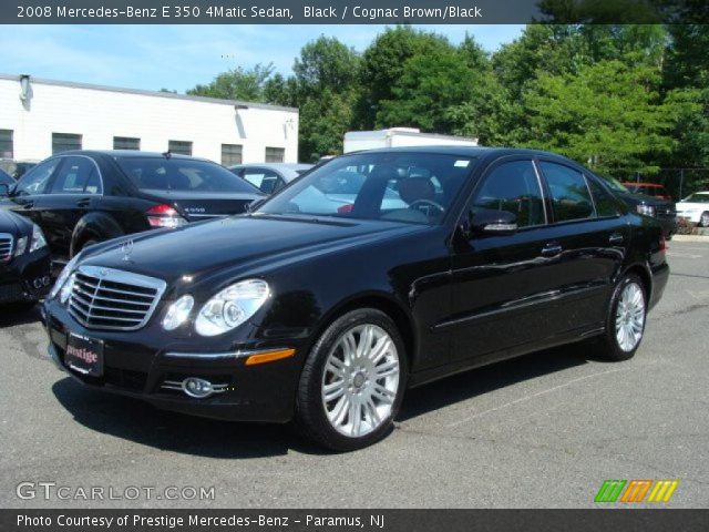 2008 Mercedes-Benz E 350 4Matic Sedan in Black