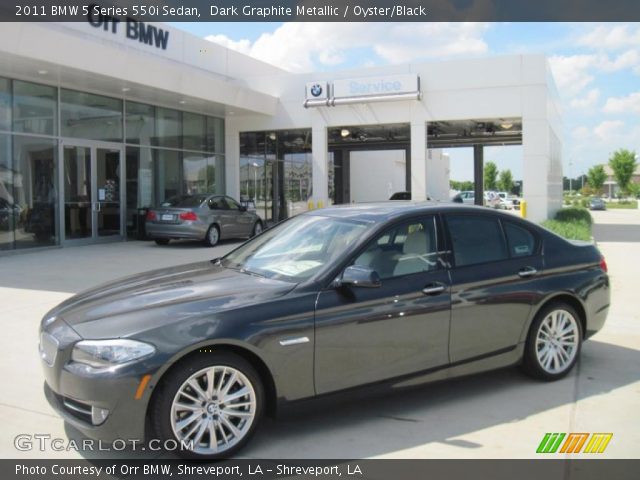 2011 BMW 5 Series 550i Sedan in Dark Graphite Metallic