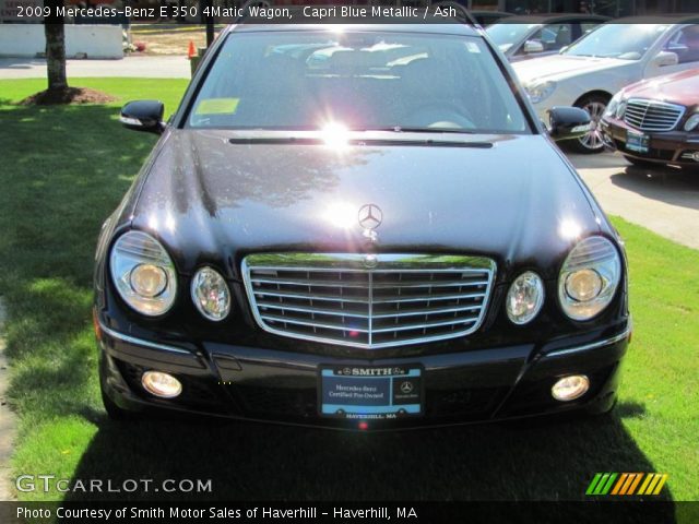 2009 Mercedes-Benz E 350 4Matic Wagon in Capri Blue Metallic