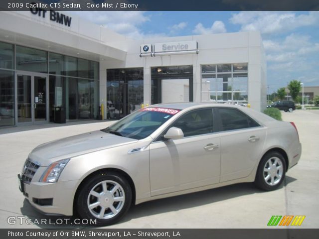 2009 Cadillac CTS Sedan in Gold Mist