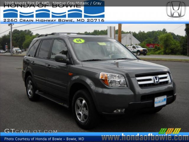 2008 Honda Pilot EX 4WD in Nimbus Gray Metallic