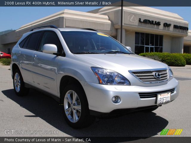 2008 Lexus RX 400h Hybrid in Millenium Silver Metallic
