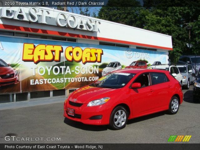 2010 Toyota Matrix 1.8 in Radiant Red