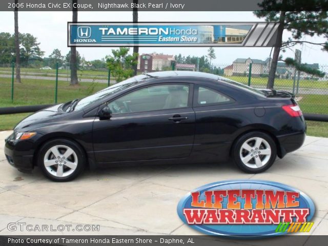 2006 Black honda civic ex #5