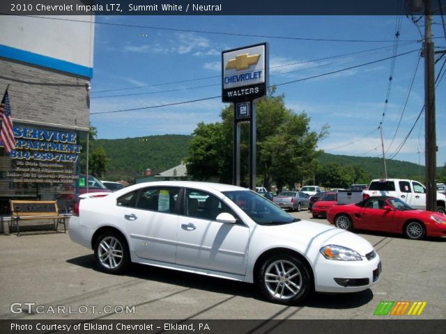 2010 Chevrolet Impala LTZ in Summit White