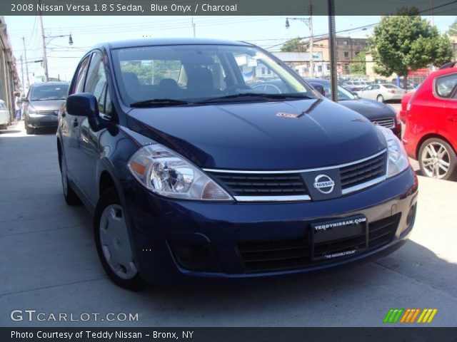 2008 Nissan Versa 1.8 S Sedan in Blue Onyx