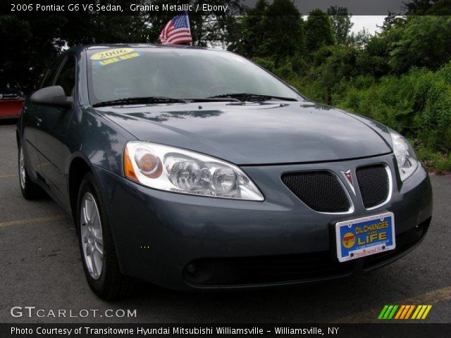 2006 Pontiac G6 V6 Sedan in Granite Metallic