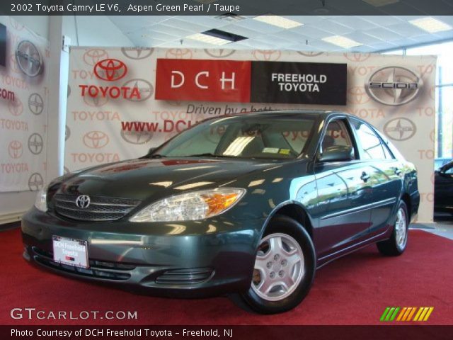 2002 Toyota Camry LE V6 in Aspen Green Pearl