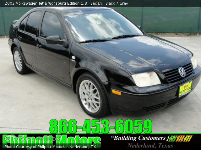 2003 Volkswagen Jetta Wolfsburg Edition 1.8T Sedan in Black