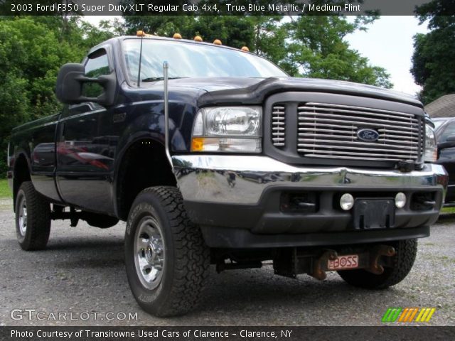 2003 Ford F350 Super Duty XLT Regular Cab 4x4 in True Blue Metallic