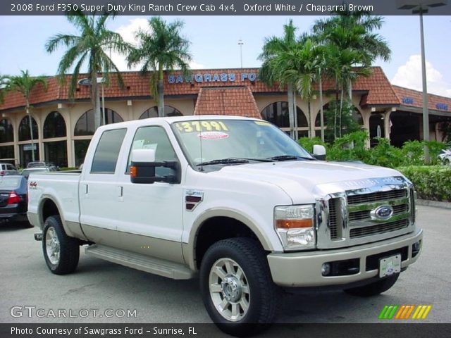 2008 Ford F350 Super Duty King Ranch Crew Cab 4x4 in Oxford White