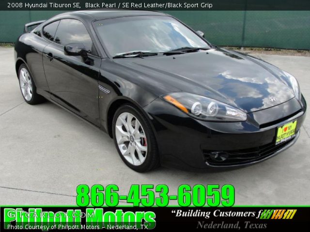 2008 Hyundai Tiburon SE in Black Pearl