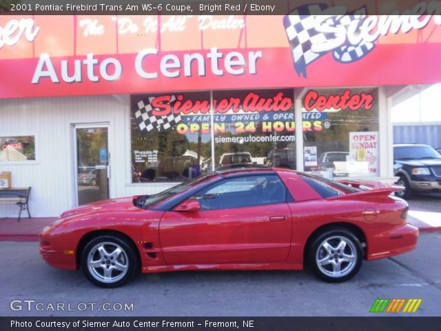 2001 Pontiac Firebird Trans Am WS-6 Coupe in Bright Red
