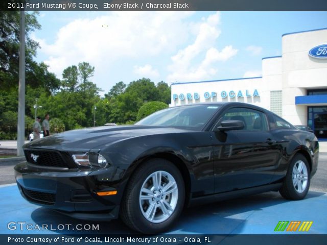 2011 Ford Mustang V6 Coupe in Ebony Black