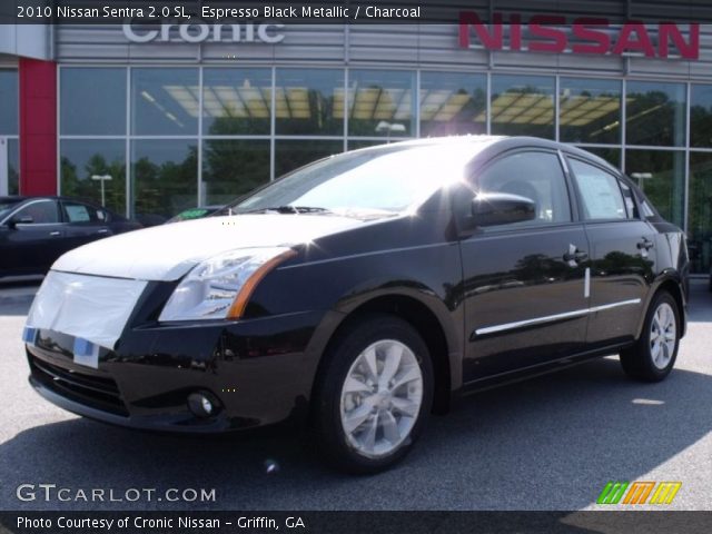 2010 Nissan Sentra 2.0 SL in Espresso Black Metallic