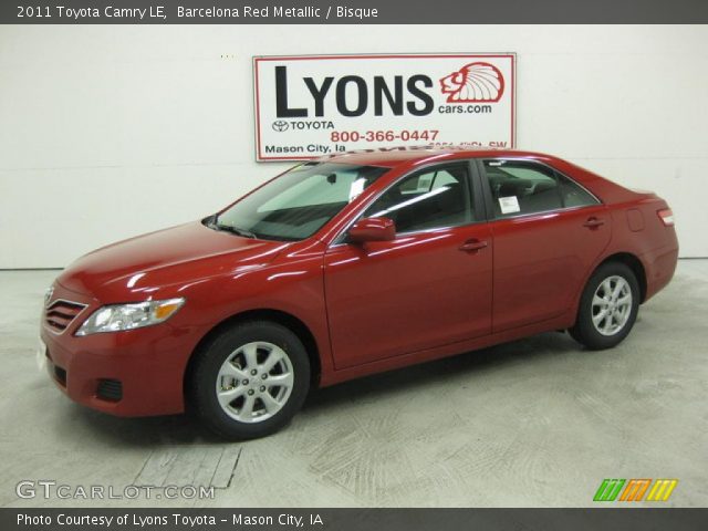 2011 Toyota Camry LE in Barcelona Red Metallic