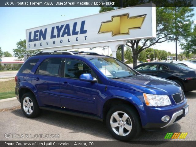 2006 Pontiac Torrent AWD in Blue Streak Metallic