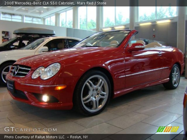 2008 Mercedes-Benz CLK 550 Cabriolet in Mars Red