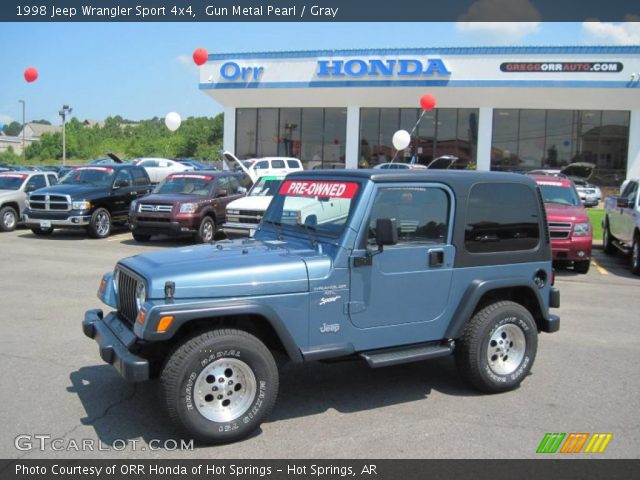 1998 Jeep Wrangler Sport 4x4 in Gun Metal Pearl