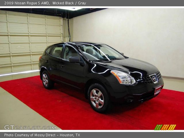 2009 Nissan Rogue S AWD in Wicked Black