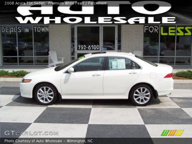 2008 Acura TSX Sedan in Premium White Pearl