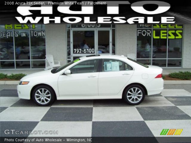 2008 Acura TSX Sedan in Premium White Pearl