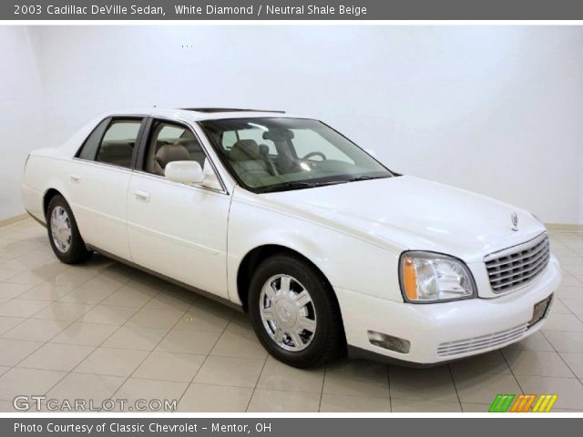 2003 Cadillac DeVille Sedan in White Diamond