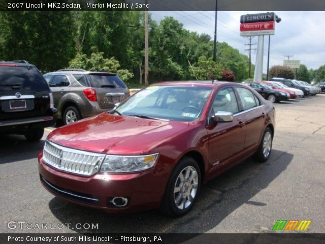 2007 Lincoln MKZ Sedan in Merlot Metallic