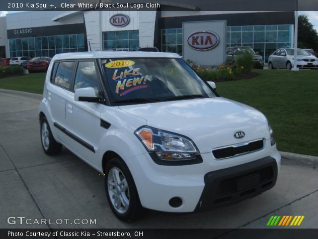 2010 Kia Soul + in Clear White
