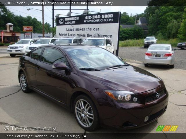2008 Scion tC  in Sizzling Crimson Red Mica