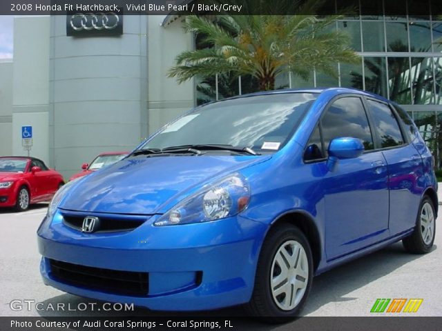 2008 Honda Fit Hatchback in Vivid Blue Pearl