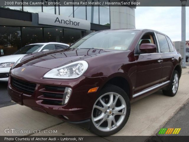 2008 Porsche Cayenne Tiptronic in Carmona Red Metallic