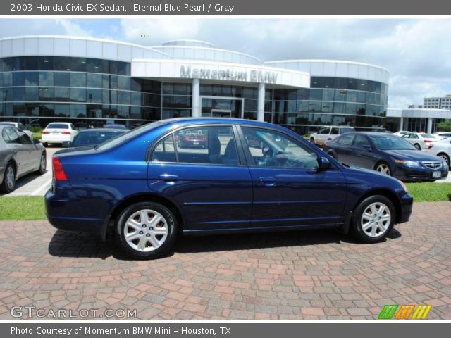 2003 Honda Civic EX Sedan in Eternal Blue Pearl