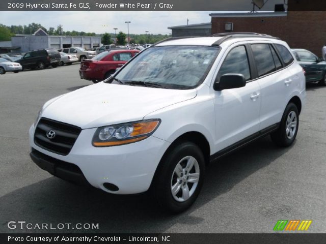 2009 Hyundai Santa Fe GLS in Powder White Pearl