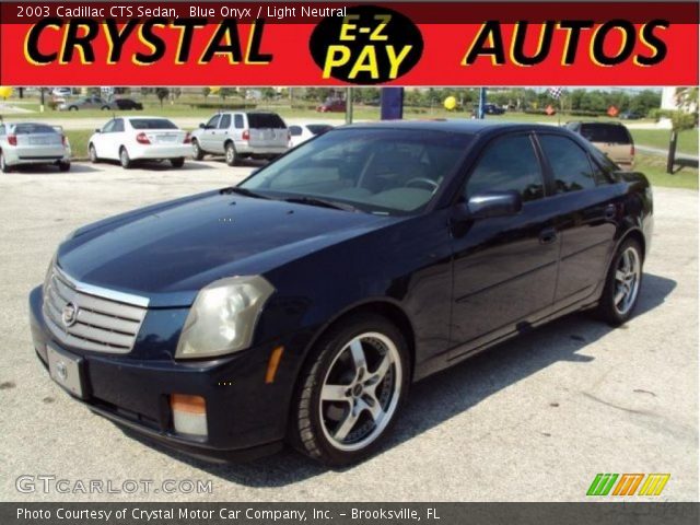 2003 Cadillac CTS Sedan in Blue Onyx