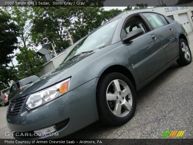 2007 Saturn ION 3 Sedan in Storm Gray
