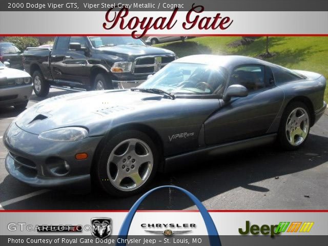 2000 Dodge Viper GTS in Viper Steel Gray Metallic