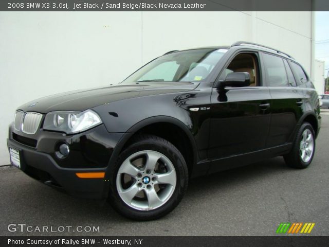 2008 BMW X3 3.0si in Jet Black