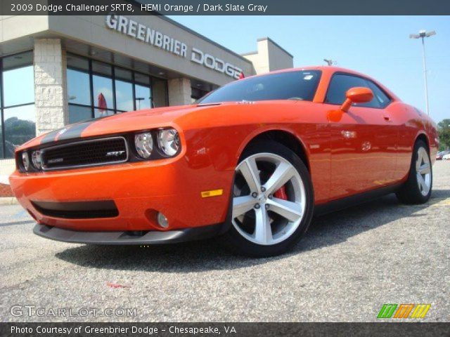 2009 Dodge Challenger SRT8 in HEMI Orange